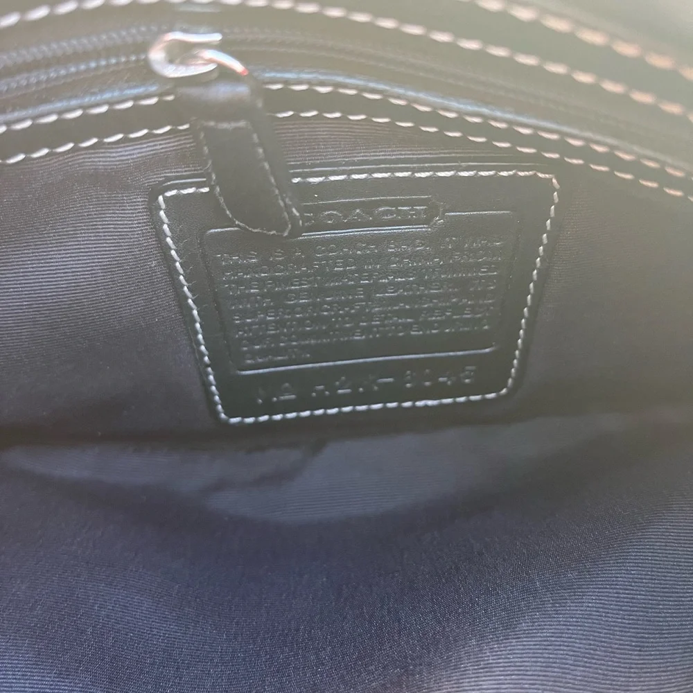 SOLD Coach Monogram Half Moon Shoulder Bag - Picture 4 of 4